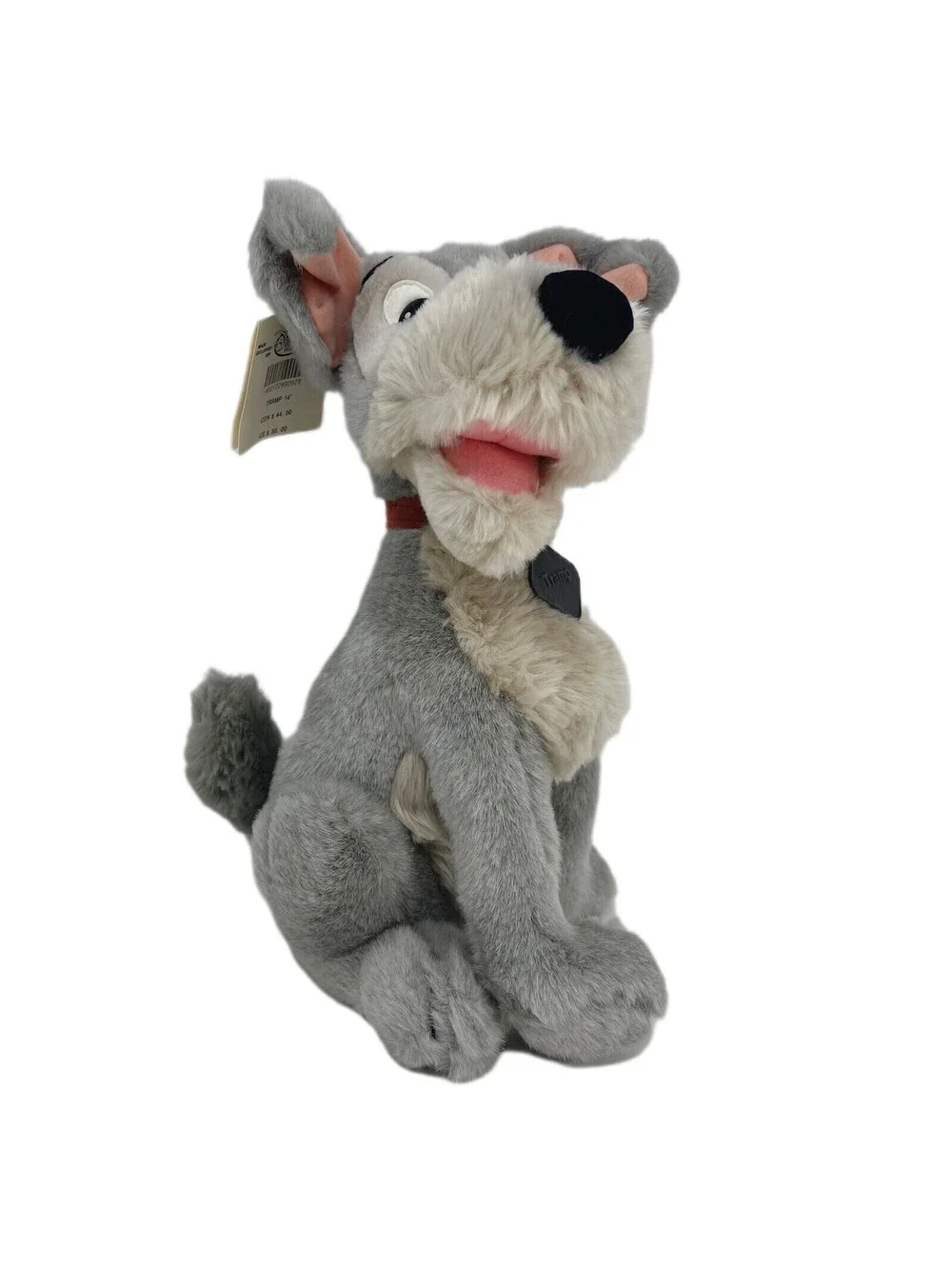 Vintage NWT Disney Store The Lady and the Tramp 14” Plush Doll with Metal Tag